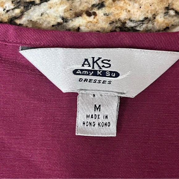 Vintage Y2k Amy K Su Purple Maxi Dress Teacher Grammacore Hippie Boho Artsy M - Picture 7 of 11